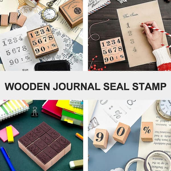 Treleker for barn, tallstempel, tretallstempel, trestempler for laging