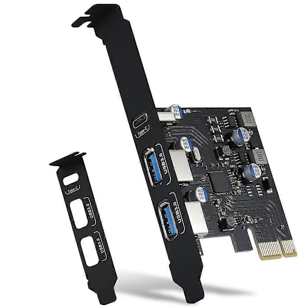 USB PCIE-kort 18W Power Delivery, PCI Express 3 Portar