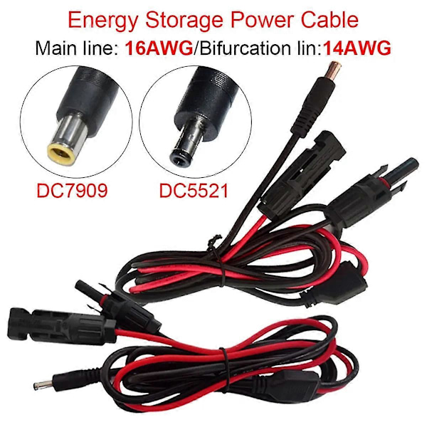 DC7909 Solcellsenergilagringsbatteri Solcellskontakt