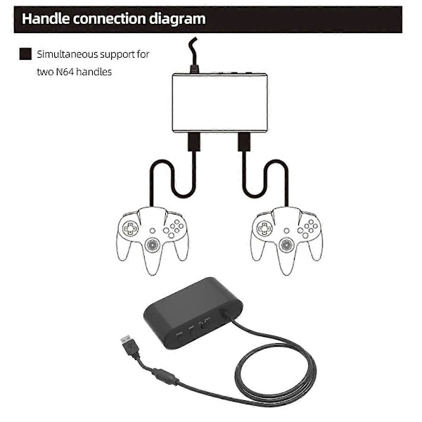 USB-adapterkonverterare för 64/OLED-modell PC Windows