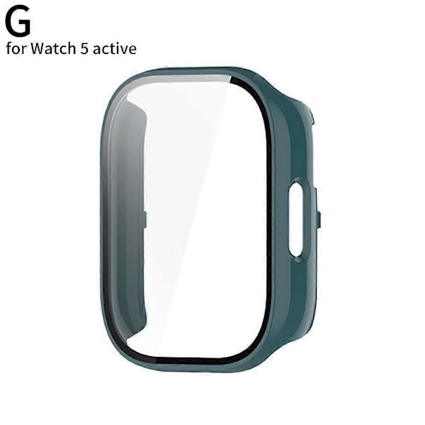 Kattava TPU-kotelo Redmi Watch 5 Active/5 Lite PC-lasikalvo Cove -kelloille Green For Watch 5 active