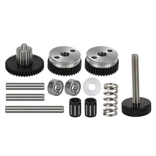 -Extruder, Extruder Gear Kit 2.4 0.1 Högprecisionsväxel Härdat Stål Extruder 3D-skrivartillbehör