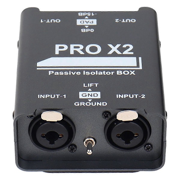 Ny 2-vägs ljudisolator, XLR 6.5, Permalloy-isolator