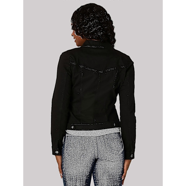 Denimjakker til kvinder black S
