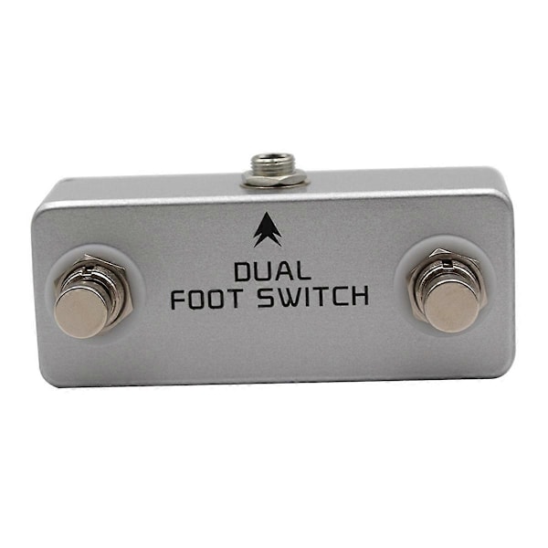 Dubbel Fotpedal Gitarrpedal Dubbel Fotomkopplare Gitarrtillbehör