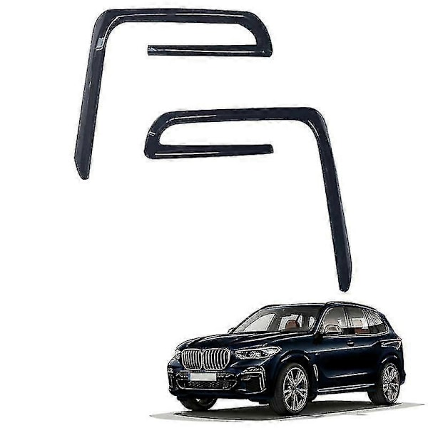 Bil Kolfiber Främre Stötfångare Nedre Grill Trim Strips Dimljus Kåpa Trim För X5 G05 2023+