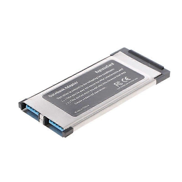 PCI-E PCI Express till USB 3.0 2 Port 34 mm Expresscard Kort Konverter Adapter