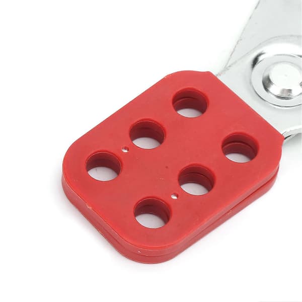 Lockout Hasp Stål Multiplayer Management Lås 6 Hullers Interlock 38 mm Indvendig Kæbediameter