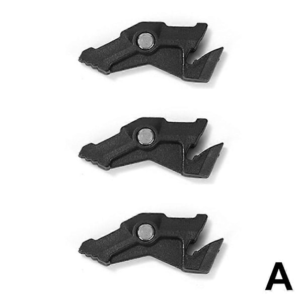 Utomhusspis Gastank Bas Stativ Fällbart Gastank Stabiliseringsfäste Black 3pcs
