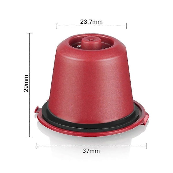10 st Återfyllningsbara Återanvändbara Kaffekapslar Kaffefilter Kopp Maskinkapsel Plastfilter, C