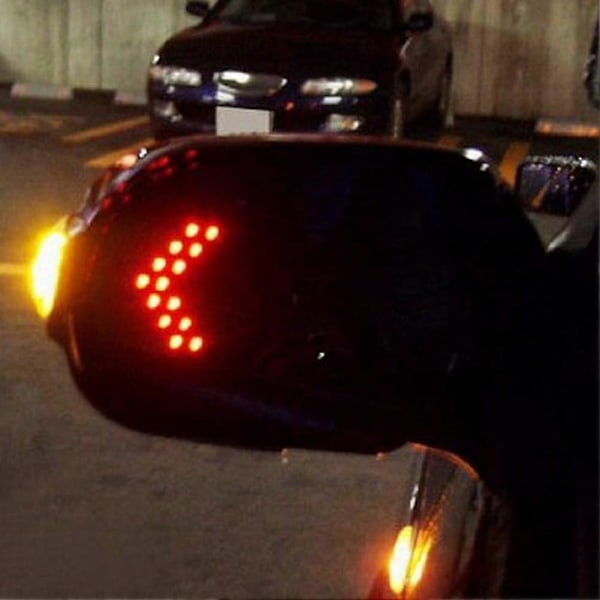 2st 14 Smd Bil Led Backspegel Indikator Blinkers Ljus Backspegellampa Biltillbehör
