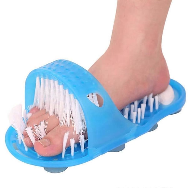 Badeværelse Bruser Ingen Bøjning Fødder Børste Fod Rengøring Børstehår Hjemmesko Vaskemaskine Bade Skrubber Massager Stick På Gulv