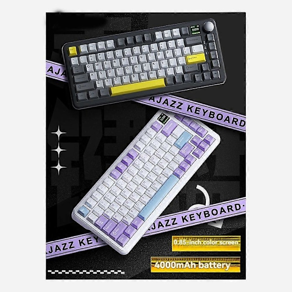 AK820 MAX Trådlöst Mekaniskt Tangentbord A