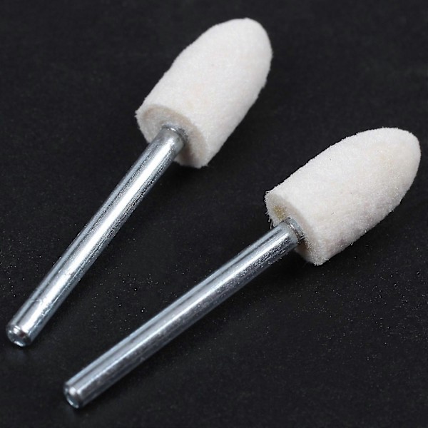 12 st Poleringsverktyg 8,5 mm Konisk Monterad Filt