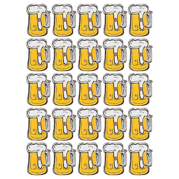 LED Dekor Blixten Presentpåsar Badge Oktoberfest Pins Ölmugg Broschnål Ölmugg LED-nål