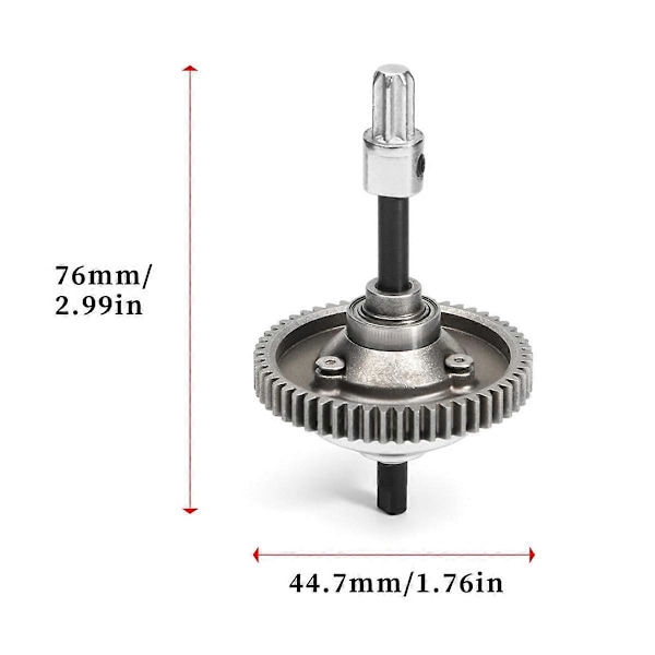 RC Bil Uppgradering Differential 54T+15T+17T+19T Set 6780 för Slash4X4 Hoss VXL, RC Bil Uppgraderingsdelar