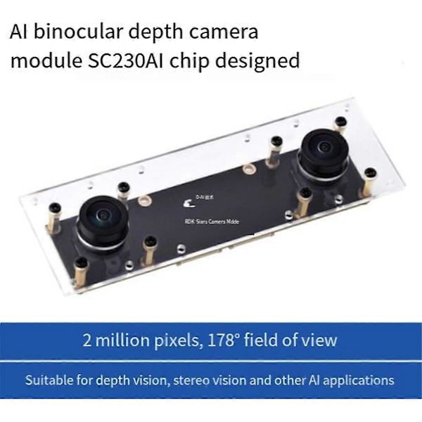 AI Stereo Djupkameramodul för RDK X5 Stereo Djupkameramodul