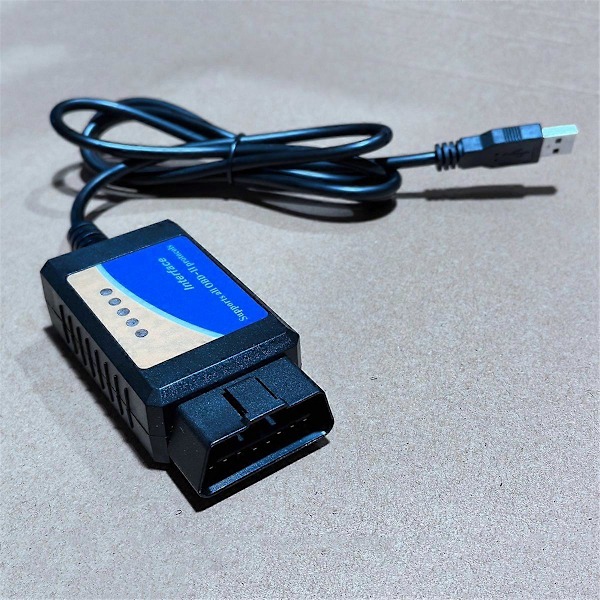 USB Automaattinen Diagnostiikkatyökalu Siruohjelmisto USB OBD-koodinlukija