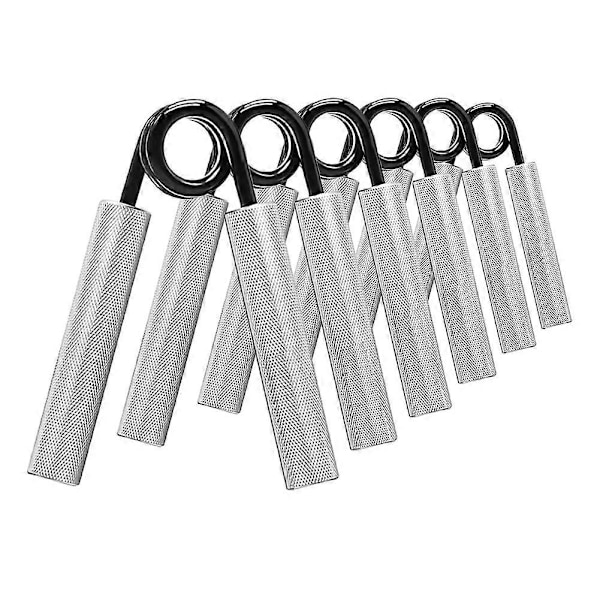 6 st 100LB - 350LBs Handgreppstränare Fitness Handgrepp Set, Kolstål No Heavy-Duty Grip St