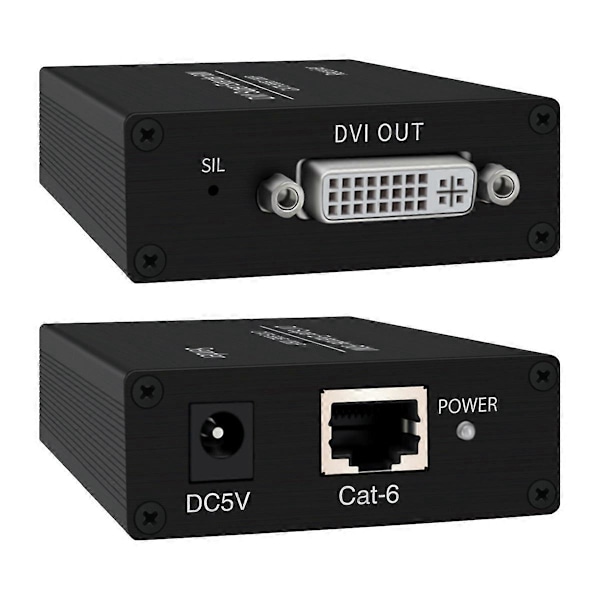 DVI-förlängare DVI Ethernet-adapter HD 1920X1200 EU-kontakt