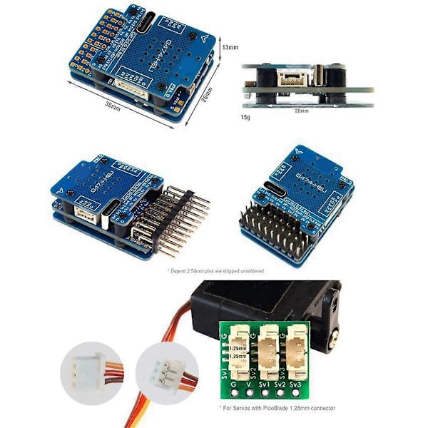 G474-HELI Fly RC Helikopter Flybarless Controller SPL06L