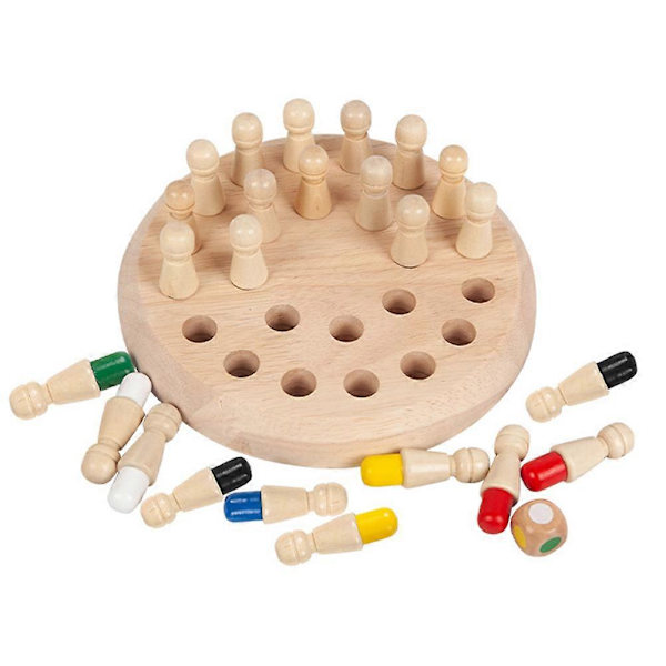 1 Set Spel Schackset Minnesschack Pedagogisk Schackleksak för Barn