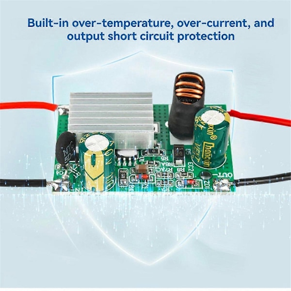 DC-DC Step-Down Strømforsyningsmodul 9-90V til 12V Step-Down Modul