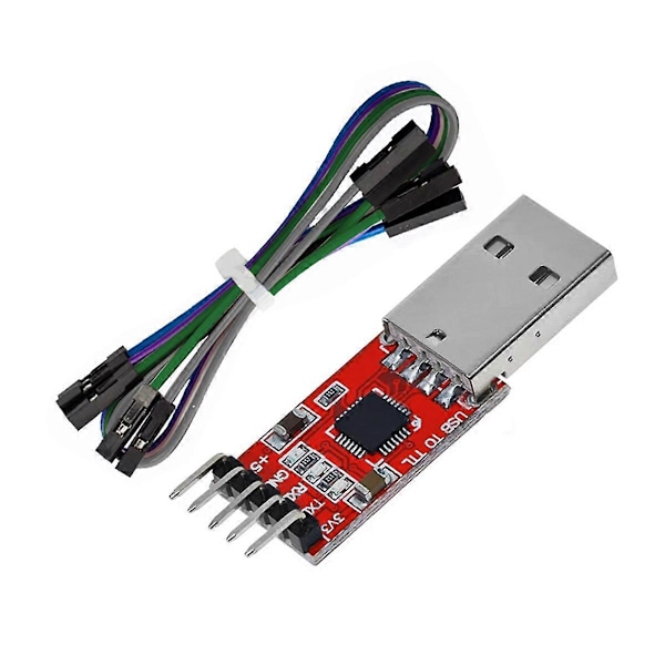 3 st CP2102 USB 2.0 till TTL 5-stifts seriell adapter USB till TTL seriell konvertermodul för UART STC 3.3V och 5V