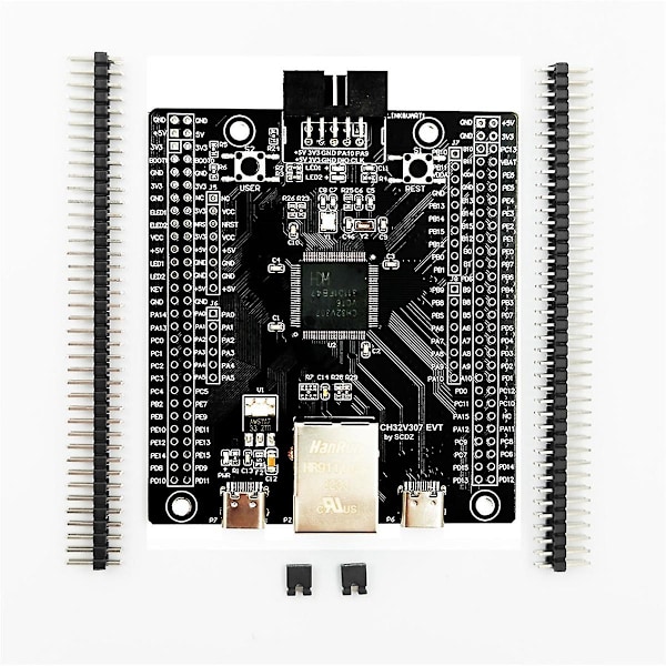 CH32V307 Utvärderingskort RISC-V MCU Inbyggd Wch-Link CH32V307VCT6 CH32V307V-EVT-R1 WCH