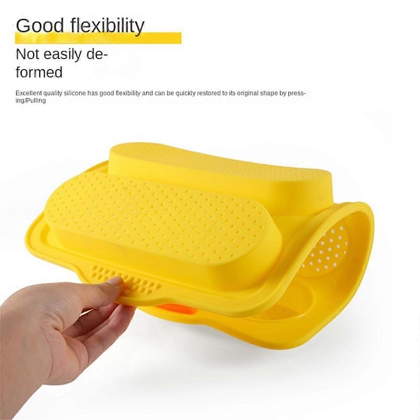 4-Facks Form för Franska Kakor, Fransk DIY Liten Brödform Non-Stick Vit