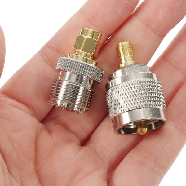 1 Sett Sma Adapter Sma Til Uhf Jack Elektronikk Rf Koaksial Adapter Test Konverter