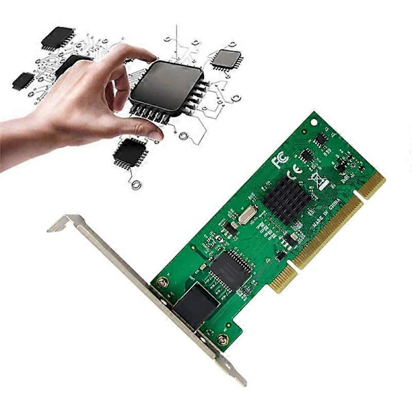 PCI RC82540EM Enkel Elektrisk Port Nätverkskort RJ45 1000Mbps Ethernet Adapter Skrivbordsserver Nätverkskort NIC