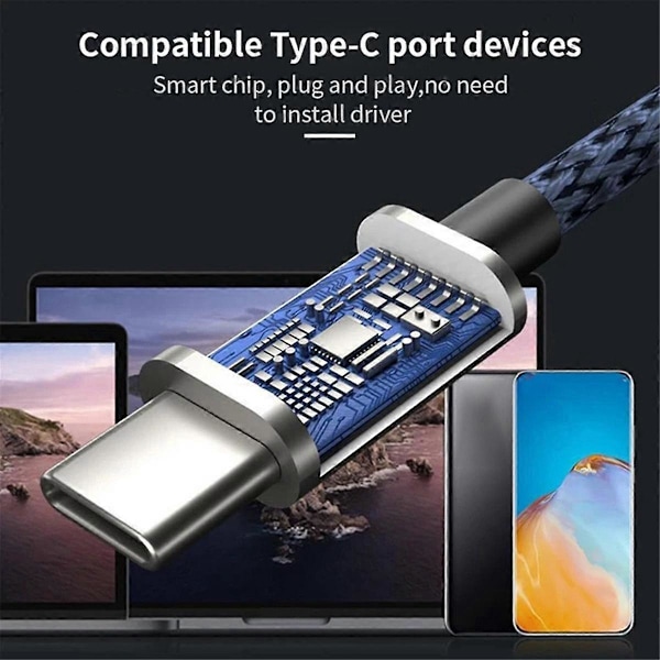 USB C Live Ljudkort Högtalare 3.5mm Ljudgränssnitt Adapter för / Hörlurar Hög Kvalitet Live Konverterare