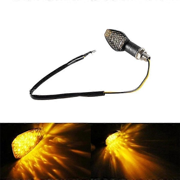 4 st Indikatorer Flytande Blinkersljus 14 LED 12V Motorcykel