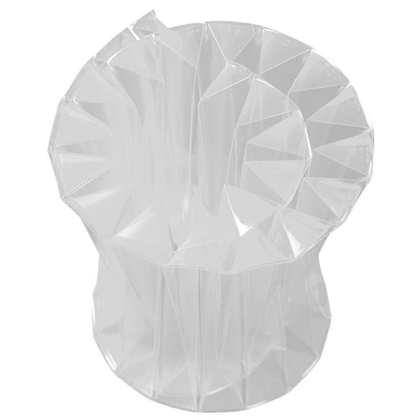 Tårtfondantkrage Transparent Oregelbunden Tårtfondantform Origami 3d Design Moussekrage