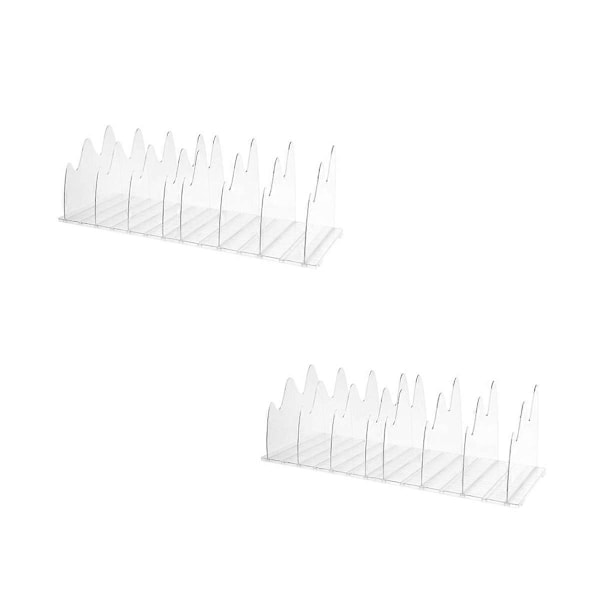 Handväskorganisatör för garderob, 2-pack Akryl Transparent Handväskförvaring
