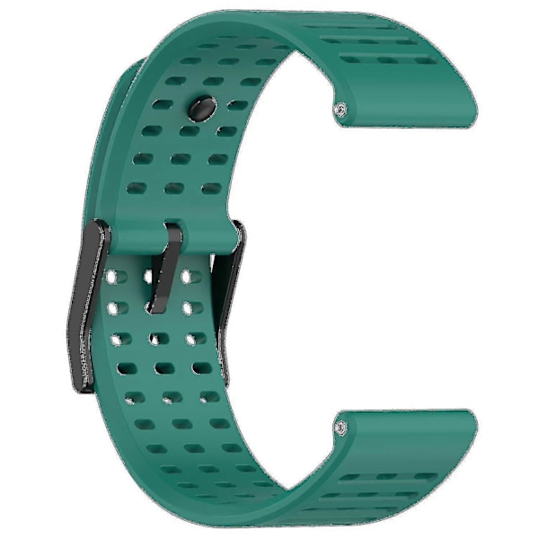 Urheiluranneke Suunto Vertical/9 Peak Pro/9 Peak/5 Peak -kelloille, 22 mm silikoniset kellon rannekkeet Blackish Green