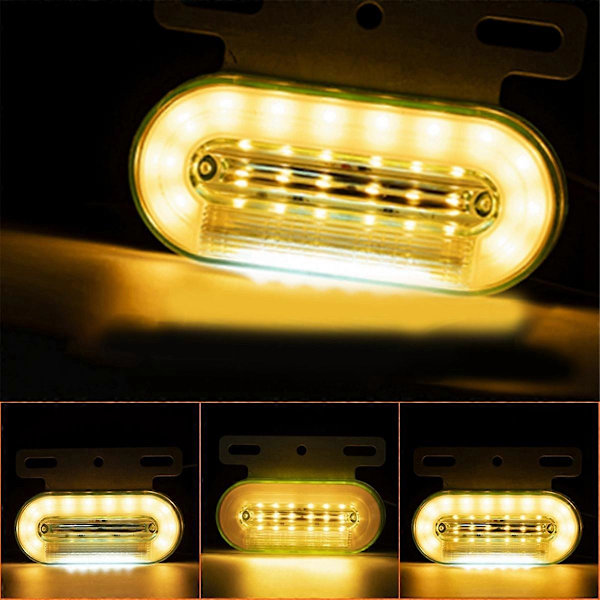 LED Släpvagns Positionsljus Markeringsljus för Lastbil Sidoljus 12V