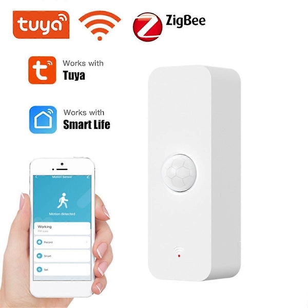 Tuya ZigBee Smart PIR-sensor Infraröd Rörelsedetektor för Människokropp