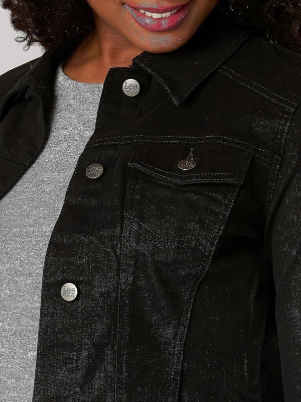 Denimjakker til kvinder black XL