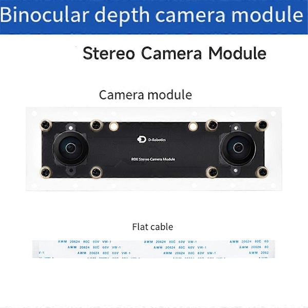 AI Stereo Djupkameramodul för RDK X5 Stereo Djupkameramodul