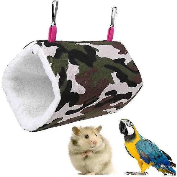 Hamster Hängmatta Säng, Camo Husdjur Fågel Råtta Hängande Säng Tunnel Hus Bo Leksak Bäddkläder för Små Djur S Praktisk och Populär