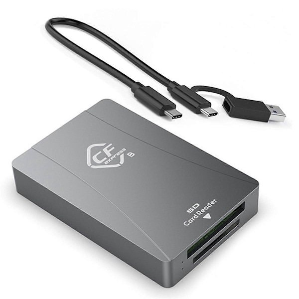 CFexpress Typ B och SD-kortläsare USB 3.2 Gen 2 CFexpress B-läsare