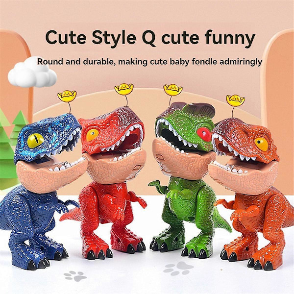 1 Set Dinosaurie Skrivmaterial, Suddgummi Linjal, Pennvässare, A