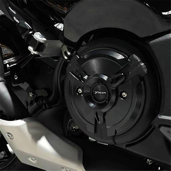 Motorcykel Ram Slider Skydd Motor Stator Kåpa Skydd för TMAX530 TMAX560 2020-2023 Tillbehör Svart