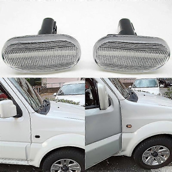 LED Sidoblinkers Indikator Blinkers Lampa För Jimny Lapin Carry Spiano Scrum Svart