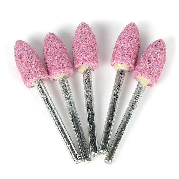 10 st Slipstift för roterande verktyg - Form Rosa