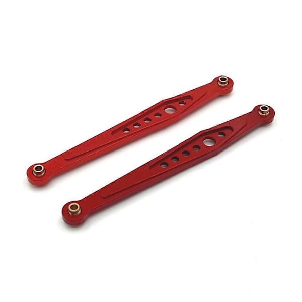 RC Bil Uppgradering Bakre Fast Dragstång Kit för 1/12 124006 12423 12427 12428 Pro RC Bil Uppgraderingsdelar Röd