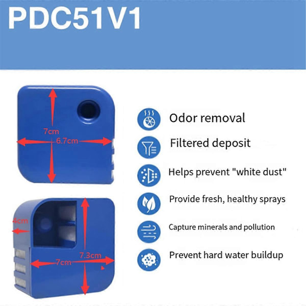 Pro-TecPDC51V1 Anpassar sig till Vick Luftfuktare Filterelement V4600/V5100