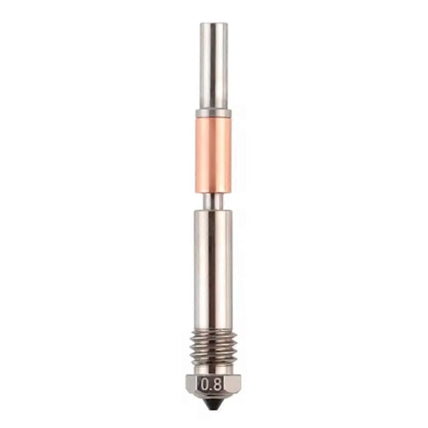 Härdat stålmunstycke för 4.0 Hotend 3D-skrivare 0.8mm